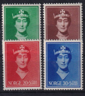 NORWAY 1939 - MNH - Mi 203-206 - Unused Stamps