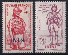 ININI 1941 - MLH - YT 48, 50 - Unused Stamps