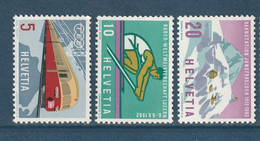 Suisse - YT N° 689 à 691 ** - Neuf Sans Charnière - 1962 - Unused Stamps