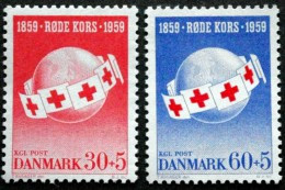 Denmark 1959  Minr.375-76 MNH (** ) Rotes Kreus  ( Lot  A 234 ) - Neufs