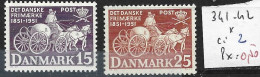 DANEMARK 341-42 * Côte 2 € - Neufs