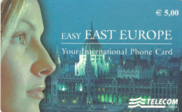 PREPAID PHONE CARD TELECOM EASY EAST EUROPE PROTOTIPO EEK (E77.40.4 - Tests & Servicios