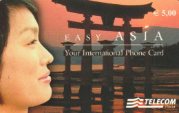 PREPAID PHONE CARD TELECOM EASY ASIA PROTOTIPO ASJ (E77.40.3 - Tests & Service