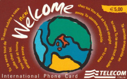 PREPAID PHONE CARD TELECOM WELCOME PROTOTIPO WCA (E77.39.1 - Tests & Service