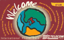 PREPAID PHONE CARD TELECOM WELCOME PROTOTIPO WBT (E77.39.3 - Tests & Service