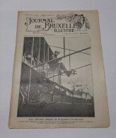Journal De Bruxelles Illustré - Aviation - Les Officiers Belges Et La Guerre De Demain - Pompiers Bruxellois - 1913. - Informations Générales