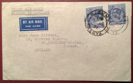 KISUMU 10 MR 1931 KENYA „first Air Mail To England“ Imperial Airways Flight Cover>St Leonards On Sea, GB. Scarce Stage ! - Kenya & Ouganda