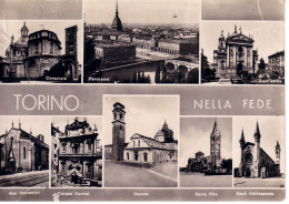 Torino Nella Fede  8 Vues - Mehransichten, Panoramakarten