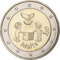 Malte, 2 Euro, Solidarité Et Paix, 2017, SPL+, Bimétallique, KM:New - Malta