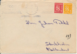 Finland Cover Sent To Sweden 16-5-1947 With Lion Type Stamps - Brieven En Documenten