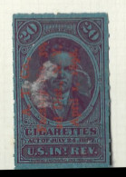 Timbres Fiscaux  - Etats Unis  - Cigarettes -   Cigare -  De Witt Clinton   -1893 - Steuermarken