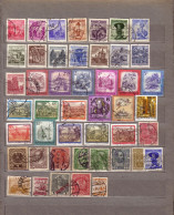 AUSTRIA 46 Used (o) Different Stamps Lot #1539 - Collections