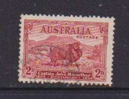 AUSTRALIA    1934    Death  Centenary  Of  Macarthur    2d  Red  B    USED - Oblitérés