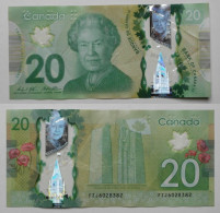 Kanada Canada 20 Dollars 2012 Königin Elisabeth Queen Elizabeth Polymer Gebraucht Mit Falzen C - Canada