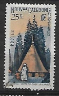 NOUVELLE CALEDONIE: Série Courante: Hutte De Chef Indigene  N°277  Année:1948. - Used Stamps