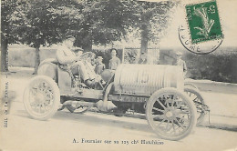 CPA De 1916 :A. Fournier Sur Sa 125 Ch Hotchkiss - Rally