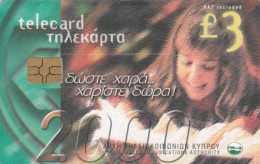PHONE CARD CIPRO  (E90.25.8 - Chypre