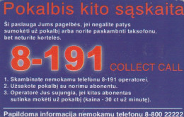 PHONE CARD LITUANIA  (E90.6.3 - Lituanie