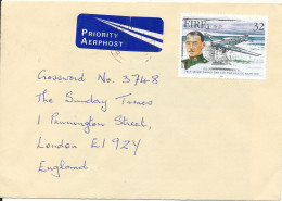 Ireland Cover Sent To England 1998 Single Franked - Covers & Documents