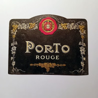 Ancienne ETIQUETTE  - PORTO ROUGE Espagne- Spécimen D'étiquette G. JOUNEAU - Rhum