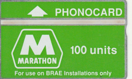 PHONE CARD REGNO UNITO MARATHON (E103.50.7 - [ 2] Plataformas Petroleras