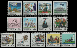 Australien 1988 - Mi-Nr. 1093-1105 ** - MNH - Cartoons - Nuovi