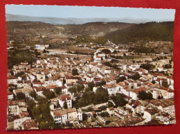 CPSM Grand Format -  Lorgues   -(83.Var) Vue Générale Aérienne- Paysages De Provence - Lorgues