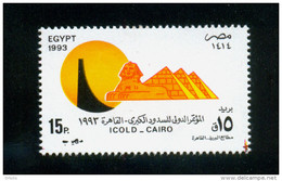 EGYPT / 1993 / ICOLD / INTL. CONGRESS ON LARGE DAMS / PYRAMIDS / SPHINX / MNH / VF - Ongebruikt