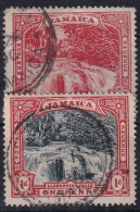 JAMAICA 1900/01 - Canceled - Sc# 31, 32 - Jamaïque (...-1961)