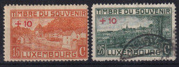 LUXEMBOURG 1921 - MLH/canceled - Sc# B2, B3 - 1914-24 Marie-Adelaide