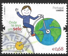 Portugal – 2011 School Mail 0,68 Used Stamp - Oblitérés
