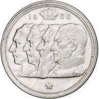 Belgique, Régence Prince Charles, 100 Francs, 100 Frank, 1950, Argent, TTB+ - 100 Franc