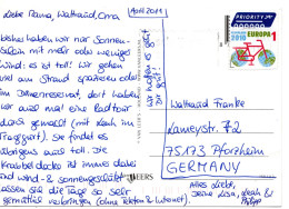 61231 - Niederlande - 2011 - "1" Fahrrad EF A AnsKte AMSTERDAM - ... -> Deutschland - Storia Postale