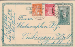 Turquie Entier Postal Galata Istanbul Pour L'Allemagne 1935 - Storia Postale