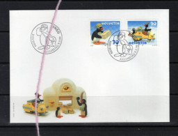 (alm) SUISSE PINGU PINGOUIN Fdc - Pinguïns & Vetganzen