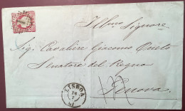 Portugal 25r LISBOA 1861 Cover To GENOVA, ITALIA 12decimi Postage Due (lettre Sardaigne Sardinia Sardegna Italy Lettera - Brieven En Documenten