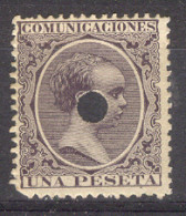 Spain 1889-99. Telegrafos C/ Perforacion Ed 226 - Télégraphe