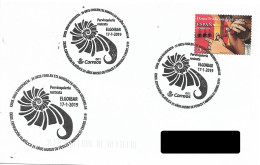 SPAIN. POSTMARK. MINERAL AND FOSSIL MUSEUM. ELGOIBAR. 2019 - Machines à Affranchir (EMA)