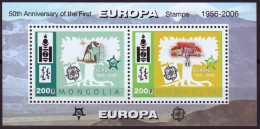 SSCF136- MONGÓLIA 2006- 50ºANIV. SELOS EUROPA- MNH - 2006