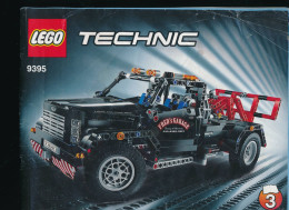 LEGO Technic 9395 -  - Notices D'assemblage 1 Et 3 - Piantine