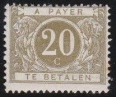 Belgie  .   OBP    .  TX  14  (2 Scans)    .    *    .   Ongebruikt Met Gom    .   /   .    Neuf Avec Gomme - Timbres