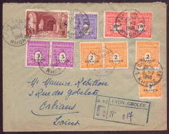 France, Enveloppe 3 Février 1948 De Lyon Pour Orléans - Other & Unclassified