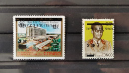 Zaïre - 910 + 915 - Variété - Surcharges Renversées - Inverted Overprint - Provisoires - 1977 - MNH - Ongebruikt