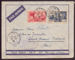 Maroc, Enveloppe Du 3 Novembre 1938 De Sefrou Pour Saint Amand - Sonstige & Ohne Zuordnung