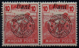 Romania / Hungary 1919, Scott 6N11, MNH, Pair, Overprint, Romanian Occupation In Transylvania - Unused Stamps