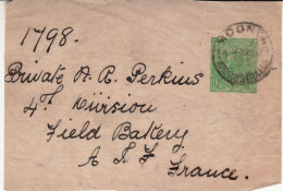 AUSTRALIA 1916  WRAPPER SENT TO FRANCE /PART/ - Cartas & Documentos