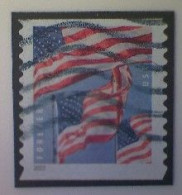 United States, Scott #5656, Used(o) Coil, 2022, Flag Definitive, (58¢) Forever - Oblitérés