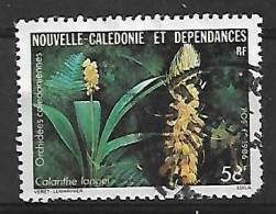 NOUVELLE CALEDONIE:Flore:Orchidées Calédoniennes Multicolores    N°521  Année:1986. - Oblitérés