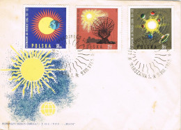 53330. Carta F.D.C. WARSZAWA (Polska) Polonia 1965. Años Internacionales De SOL Tranquilo, Space, Astronomia - Briefe U. Dokumente