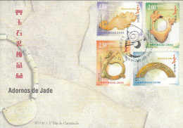ENA011 - Adornos De Jade - 22.11.2000 - FDC